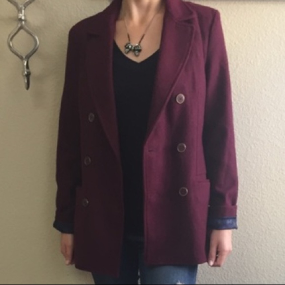 SALE Hollister I Love H81 Wool Blazer - Picture 9 of 9